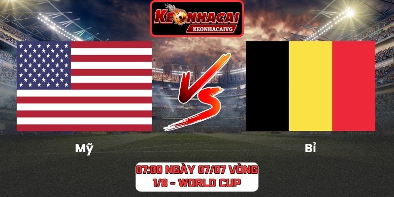 Mỹ vs Bỉ